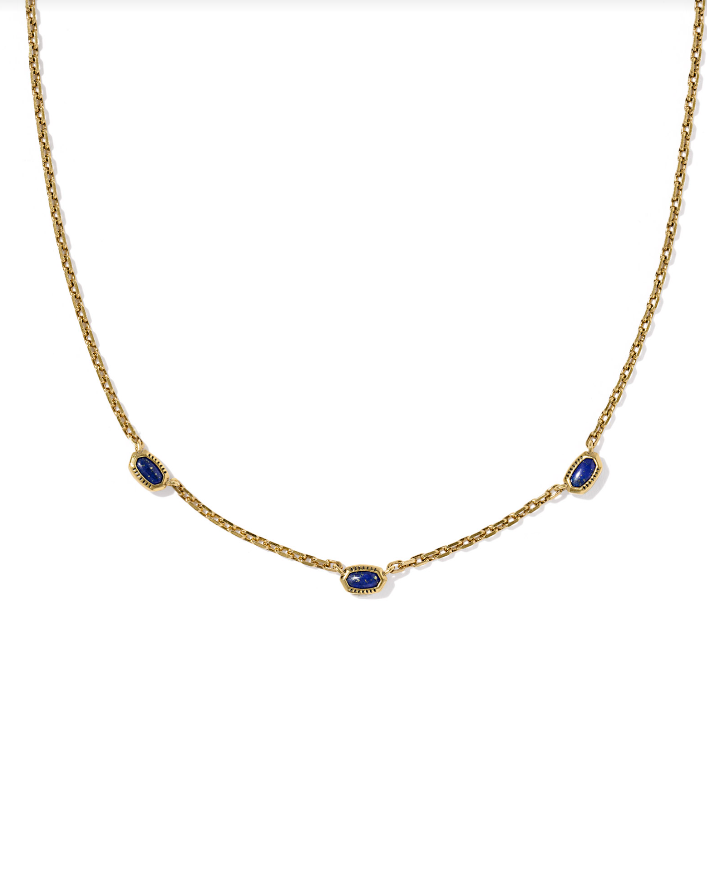 Kendra Scott: Mini Elisa Three Stone Strand Necklace – Obsession