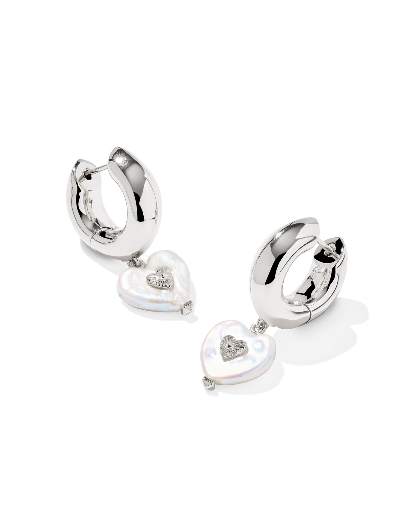 Kendra Scott: Sasha Heart Huggie Earrings - Obsession Boutique