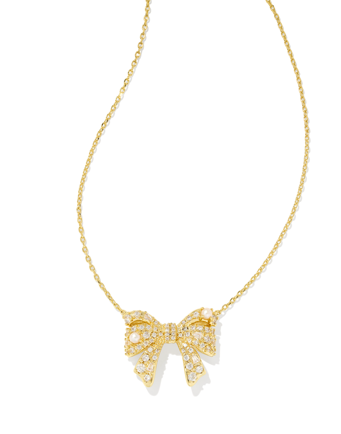 Kendra Scott: Krista Bow Pendant Necklace - Obsession Boutique