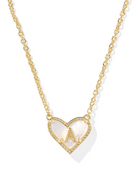 Kendra Scott: Heart Letter Pendant Necklace - Obsession Boutique