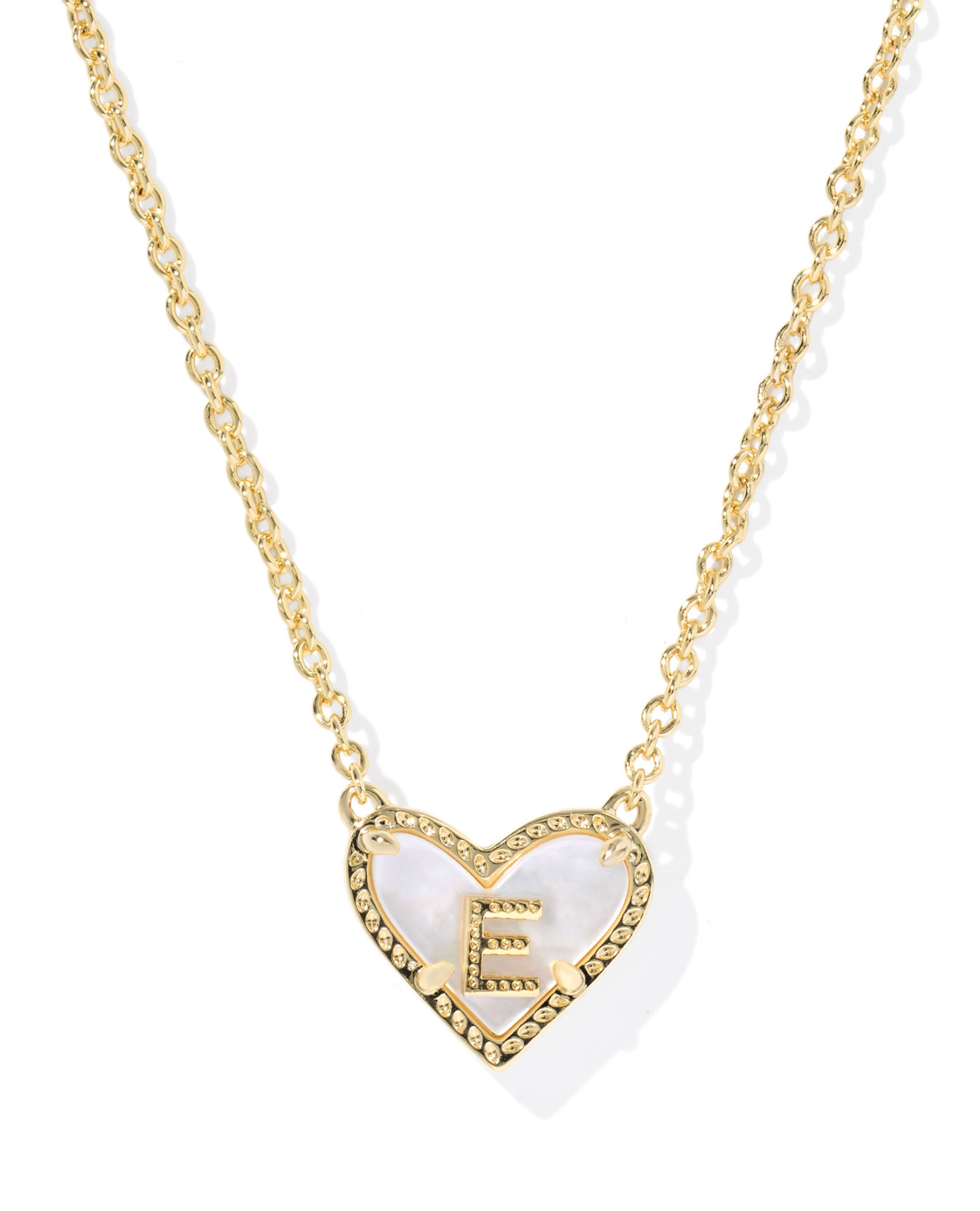 Kendra Scott: Heart Letter Pendant Necklace - Obsession Boutique
