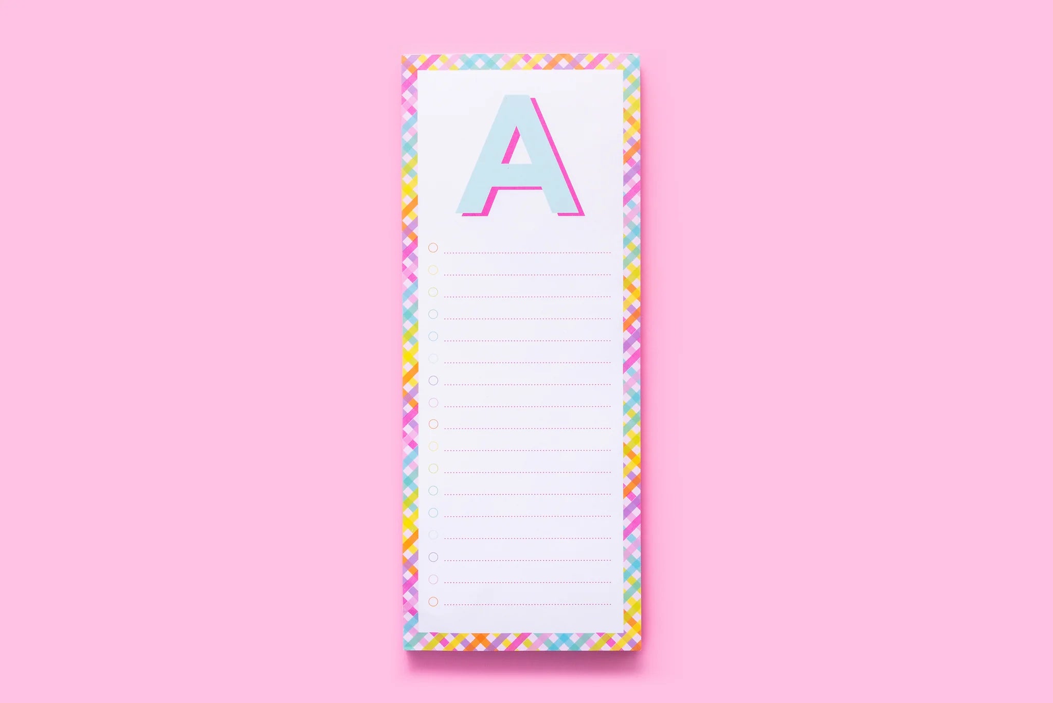 Letter List Pads - Obsession Boutique