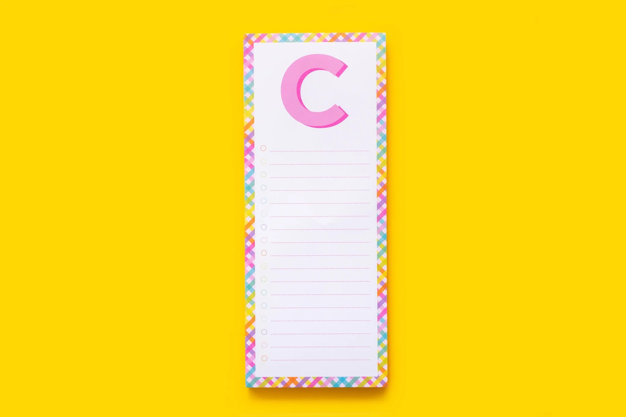 Letter List Pads - Obsession Boutique