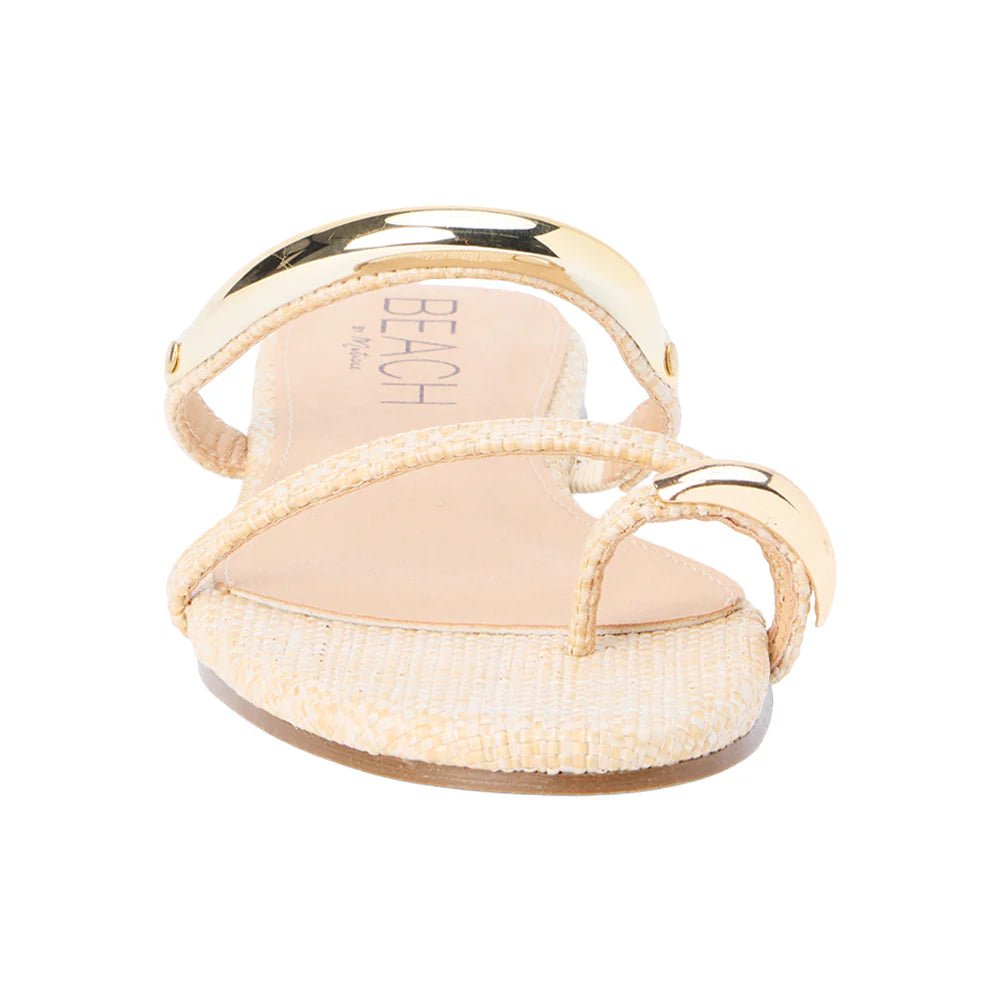 Vacay Slide Sandals - Natural - Obsession Boutique