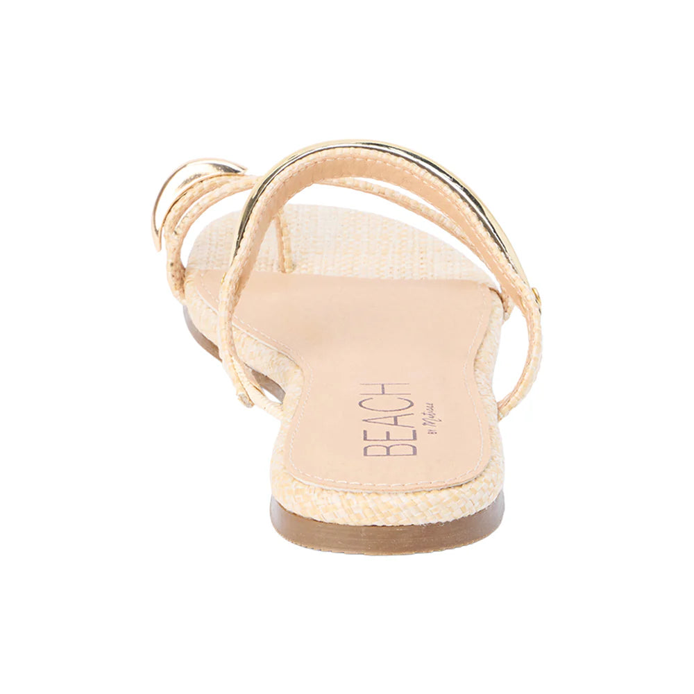 Vacay Slide Sandals - Natural - Obsession Boutique