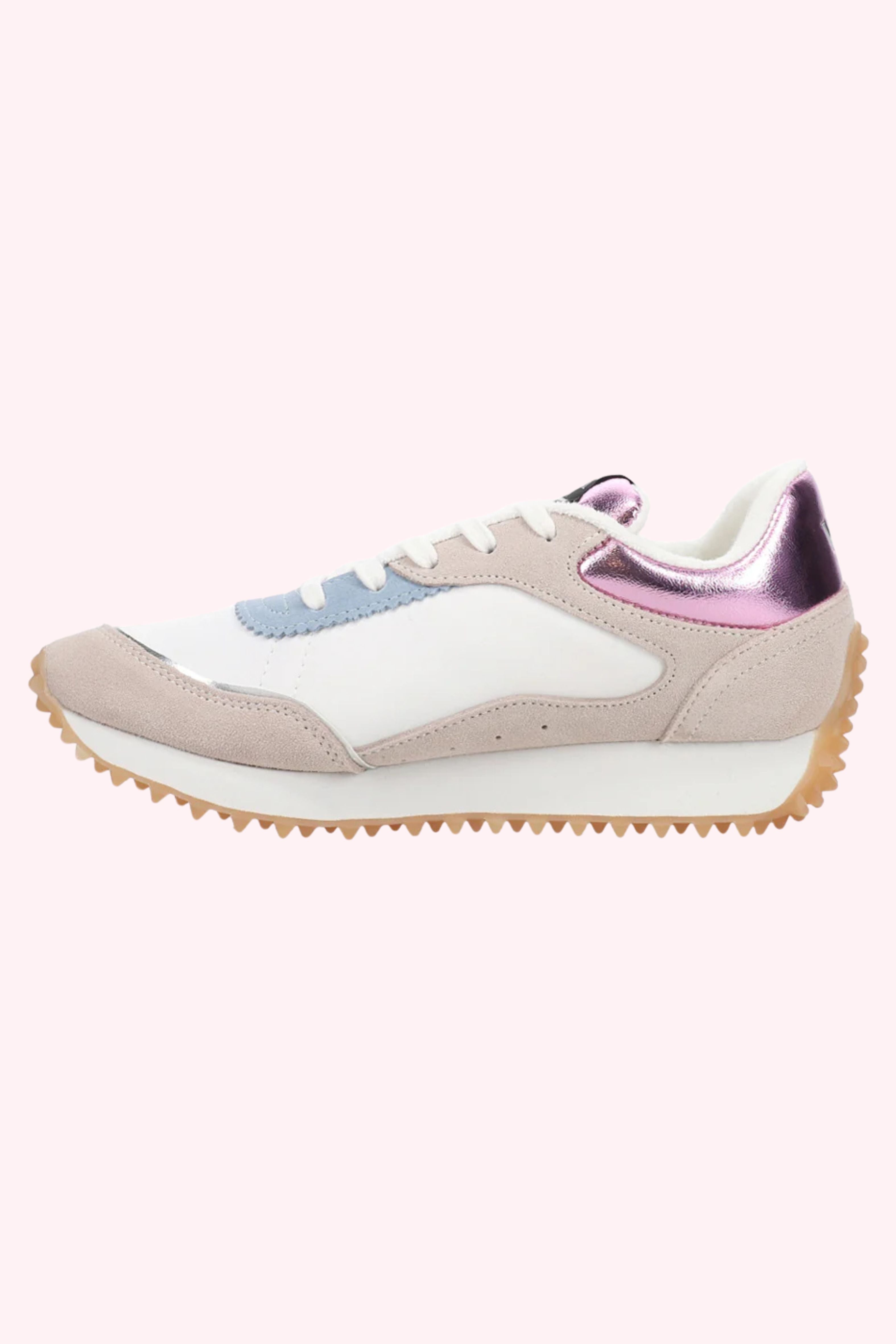 Vintage Havana: Cosmic Sneakers - Grey/Metallic Pink - Obsession Boutique