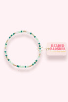 Beaded Blondes: Matcha Sprinkle Bracelet - Obsession Boutique