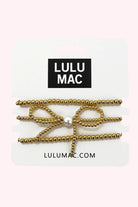 Lulu Mac: Gold Bow Bracelet Set - Obsession Boutique