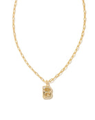 Kendra Scott: Crystal Letter Pendant Necklace - Obsession Boutique