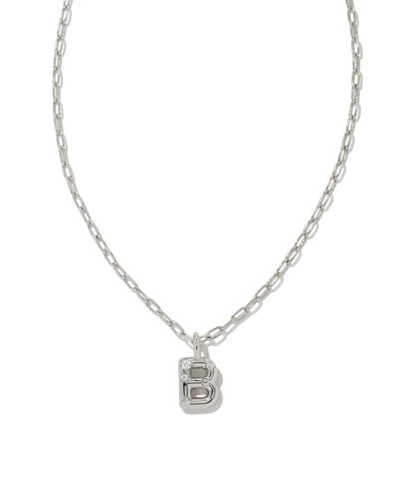 Kendra Scott: Crystal Letter Pendant Necklace - Obsession Boutique