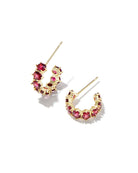 Kendra Scott: Cailin Crystal Huggie Earrings - Birthstones - Obsession Boutique