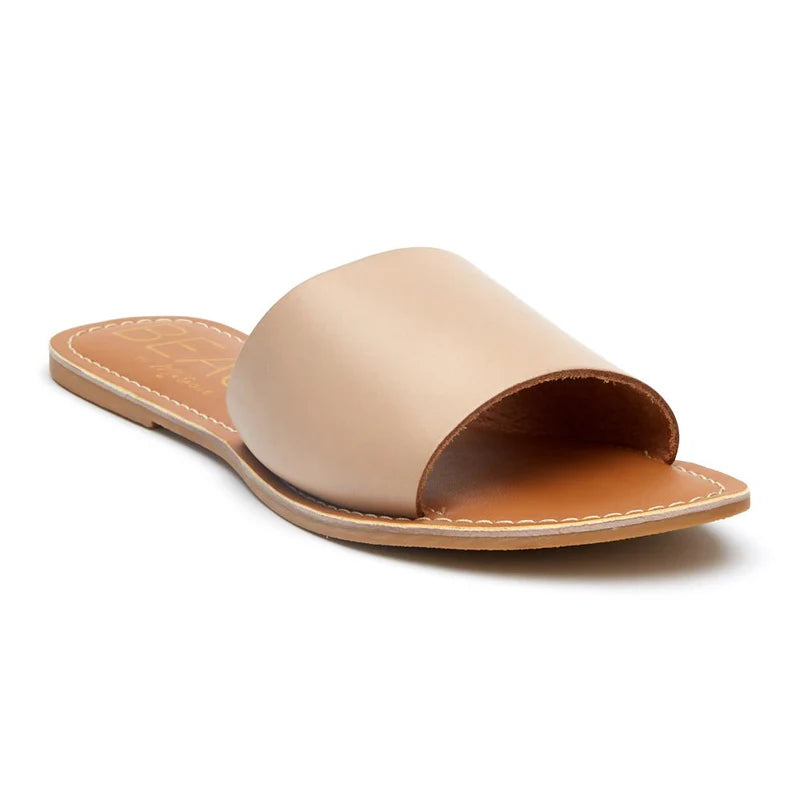 Cabana Slide Sandals - Natural - Obsession Boutique