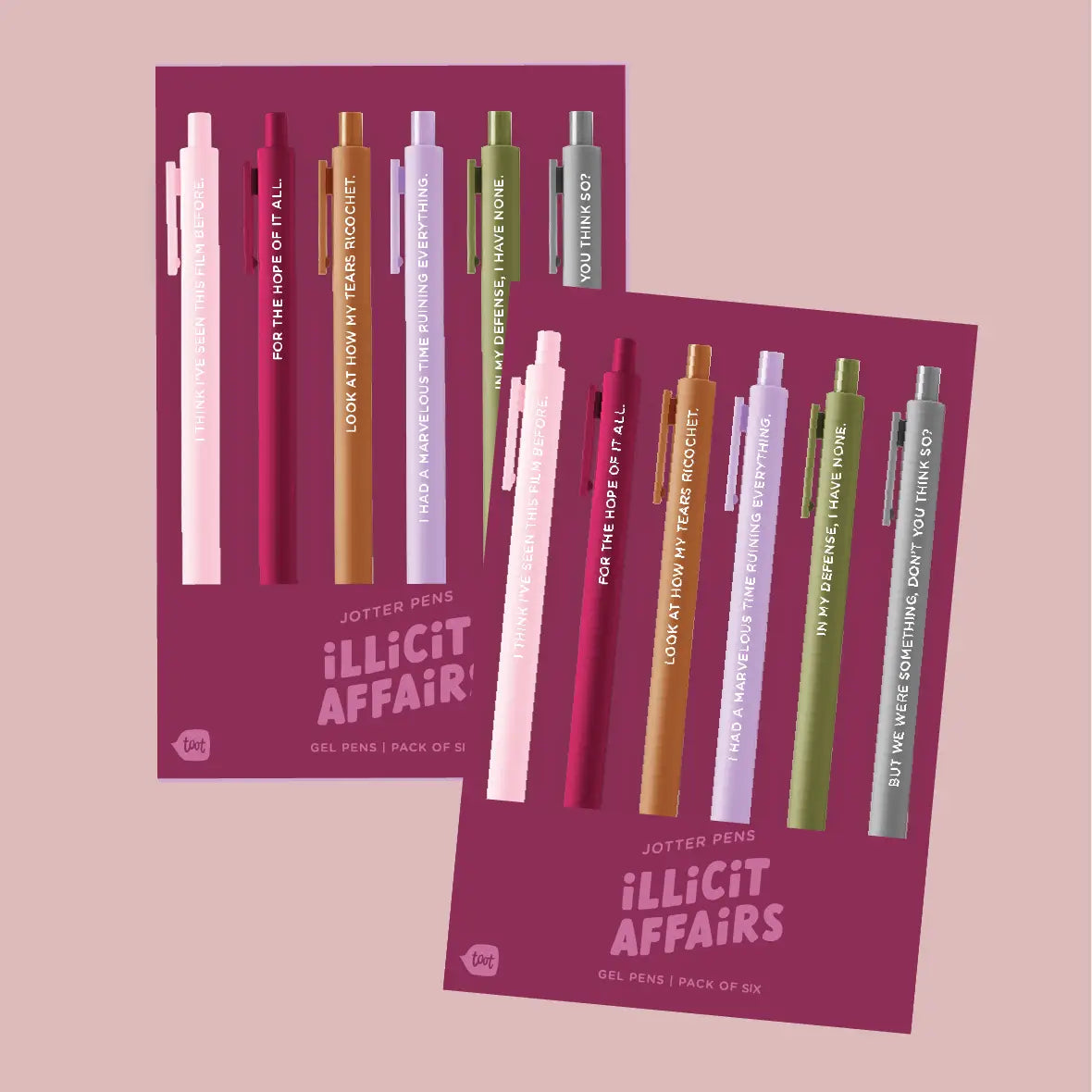 Talking Out Of Turn: Swiftie Jotter Sets - Obsession Boutique