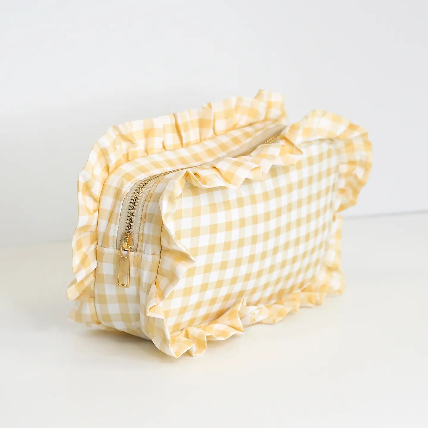 Gingham Frilly Bags - Obsession Boutique