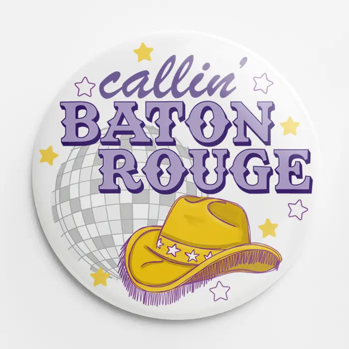 Thanks For Everything: LSU Game Day Buttons - Obsession Boutique