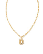 Kendra Scott: Crystal Letter Pendant Necklace - Obsession Boutique
