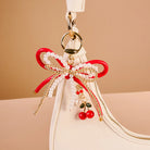 Layered Bows Bag Charm - Cherry Bliss - Obsession Boutique