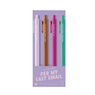 Talking Out Of Turn: Jotter 4 Pack Pens - Obsession Boutique