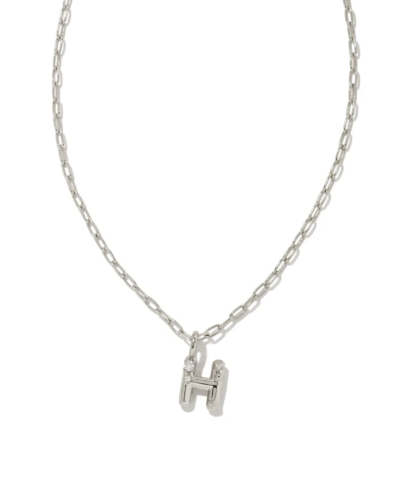 Kendra Scott: Crystal Letter Pendant Necklace - Obsession Boutique