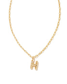 Kendra Scott: Crystal Letter Pendant Necklace - Obsession Boutique