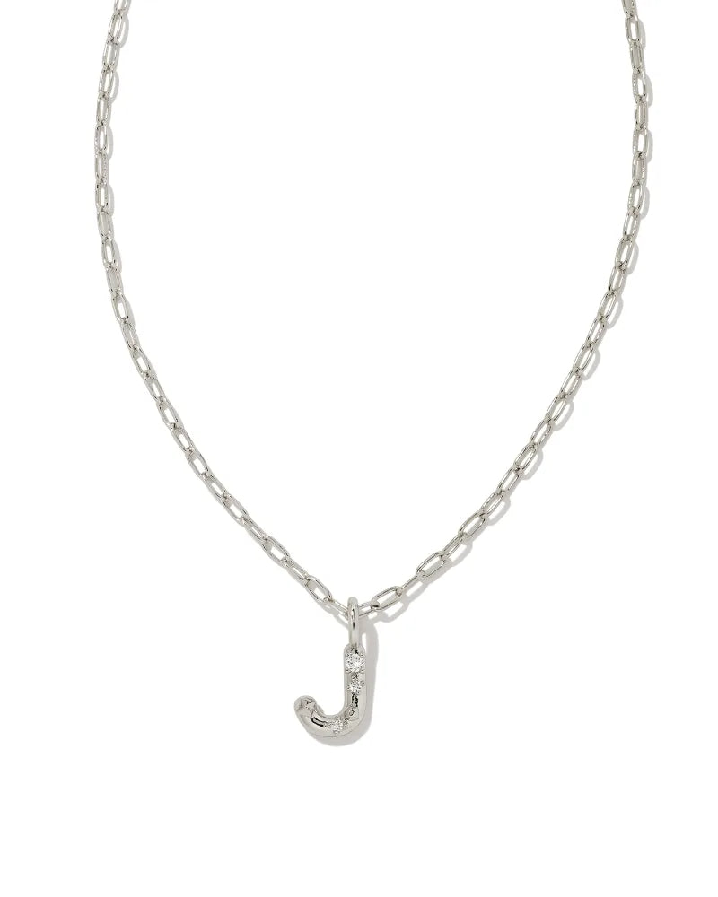 Kendra Scott: Crystal Letter Pendant Necklace - Obsession Boutique