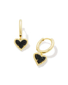 Kendra Scott: Ari Heart Huggie Earrings - Obsession Boutique
