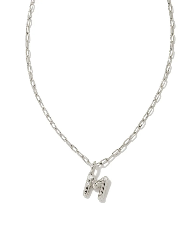 Kendra Scott: Crystal Letter Pendant Necklace - Obsession Boutique