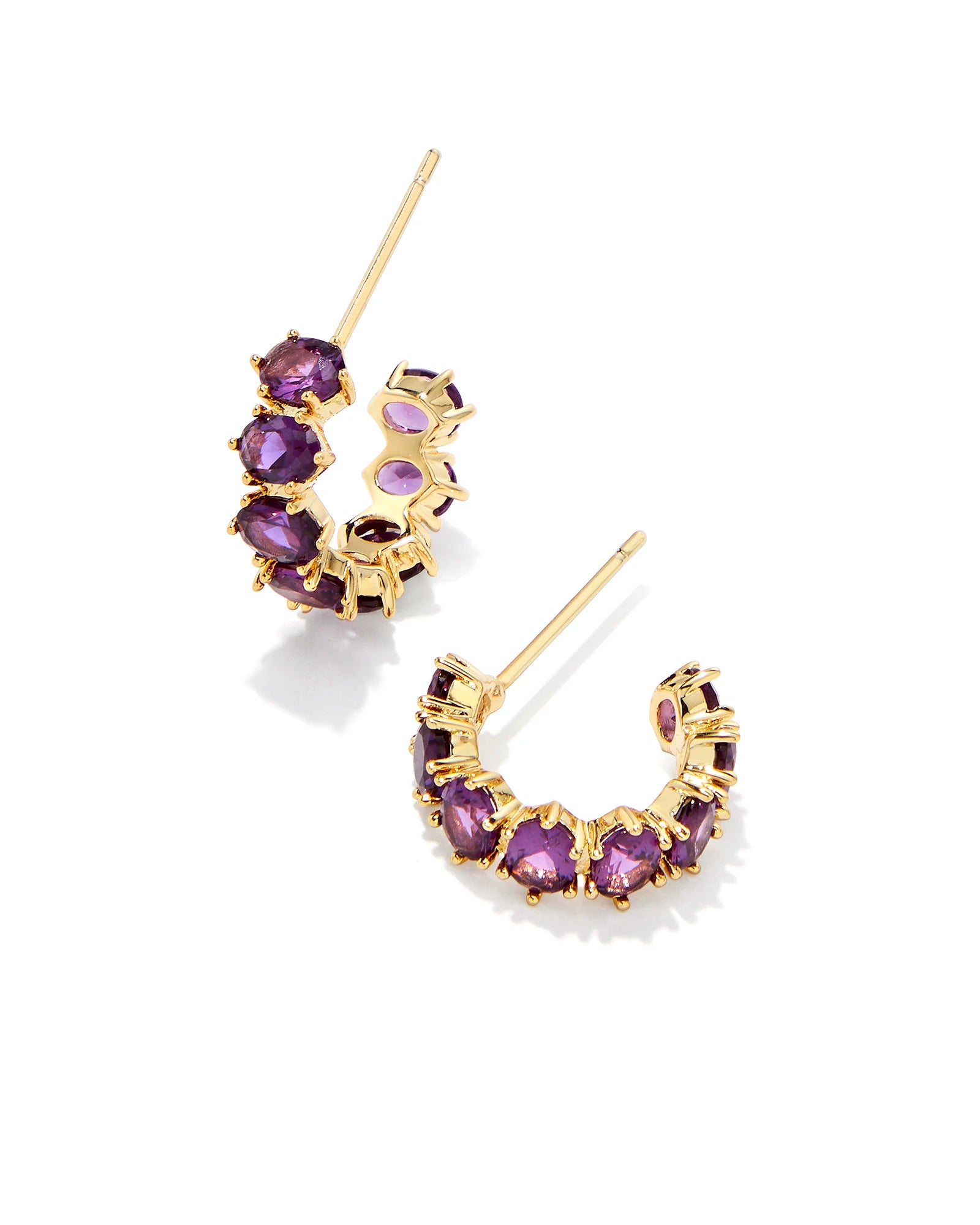 Kendra Scott: Cailin Crystal Huggie Earrings - Birthstones - Obsession Boutique