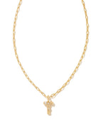 Kendra Scott: Crystal Letter Pendant Necklace - Obsession Boutique