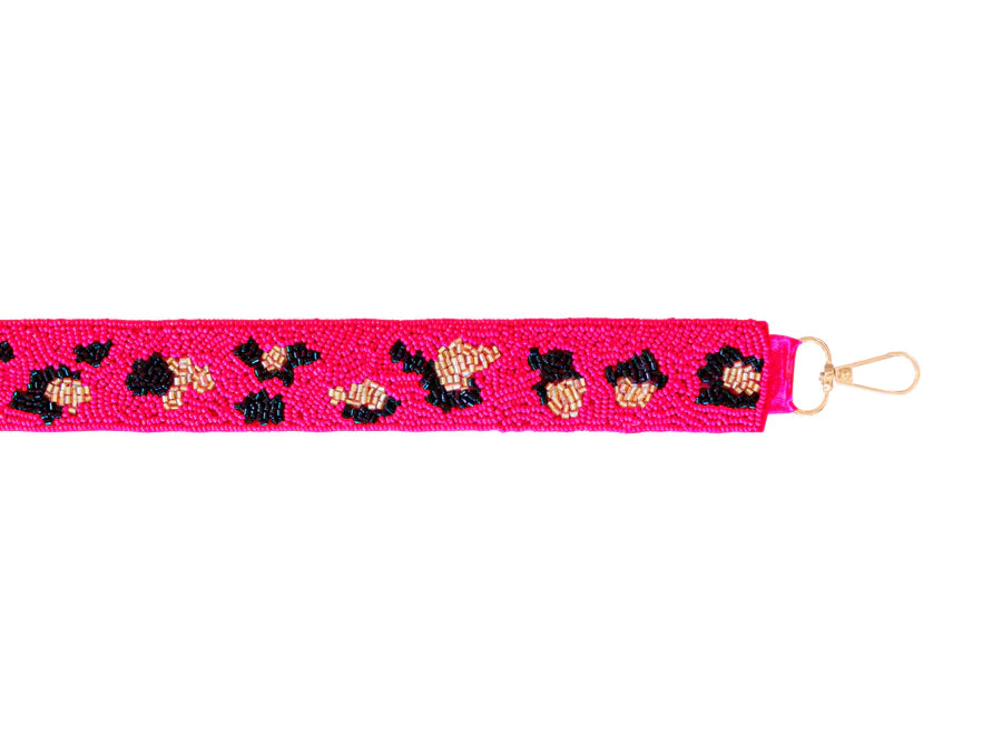 Seed Bead Bag Strap - Lion Up – Golden Lily
