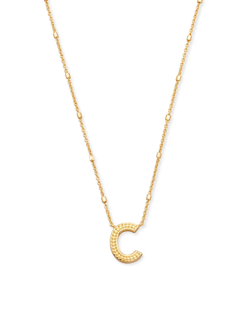 Kendra Scott: Letter Pendent Necklace - Obsession Boutique
