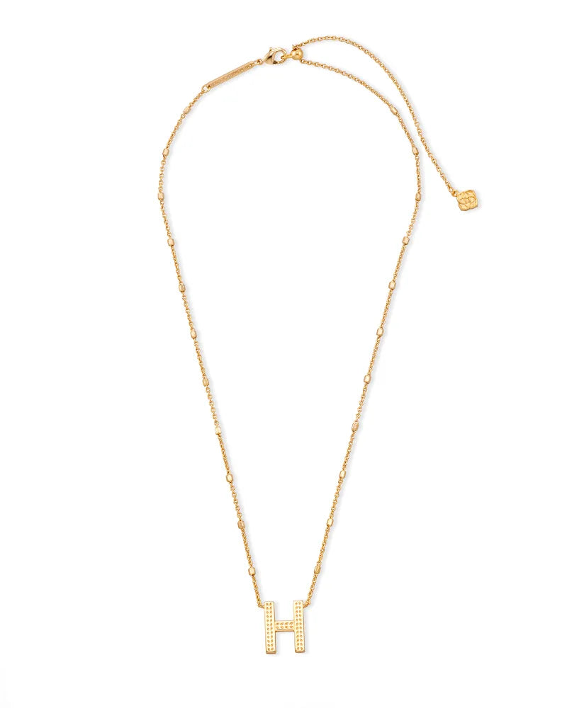 Kendra Scott: Letter Pendent Necklace - Obsession Boutique