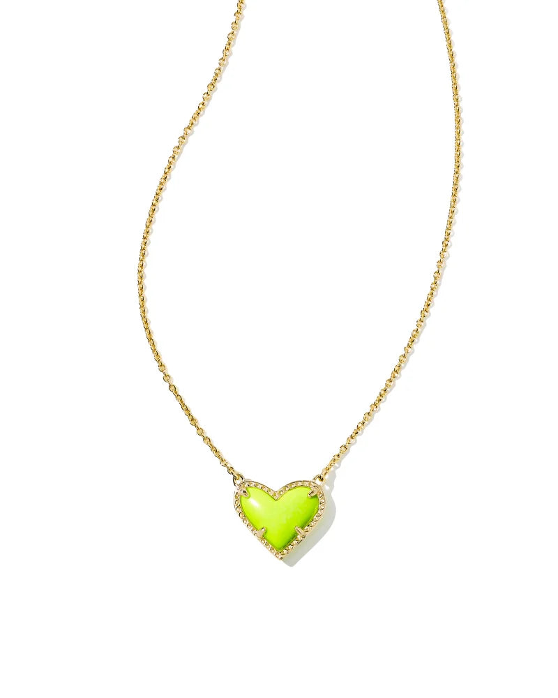 Kendra Scott: Ari Heart Short Pendant Necklace - Obsession Boutique